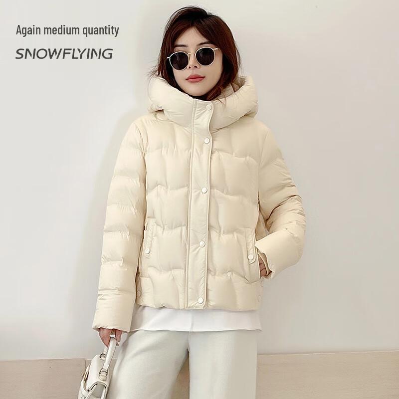 

SNOWFLYING Women s Korean Style Casual Puffer Down Jacket L (165/88A)
