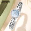 Sanda Korean Style Women's Waterproof Steel & Leather Strap Business Watch