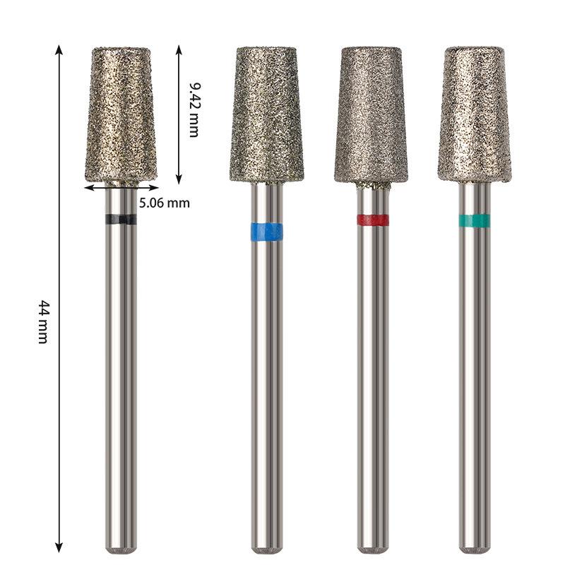Nail Buffer Bit Polishing Carbide Grinding Tools Diamond Drill Files Left Right Hand Milling Cutter Manicure Accessories