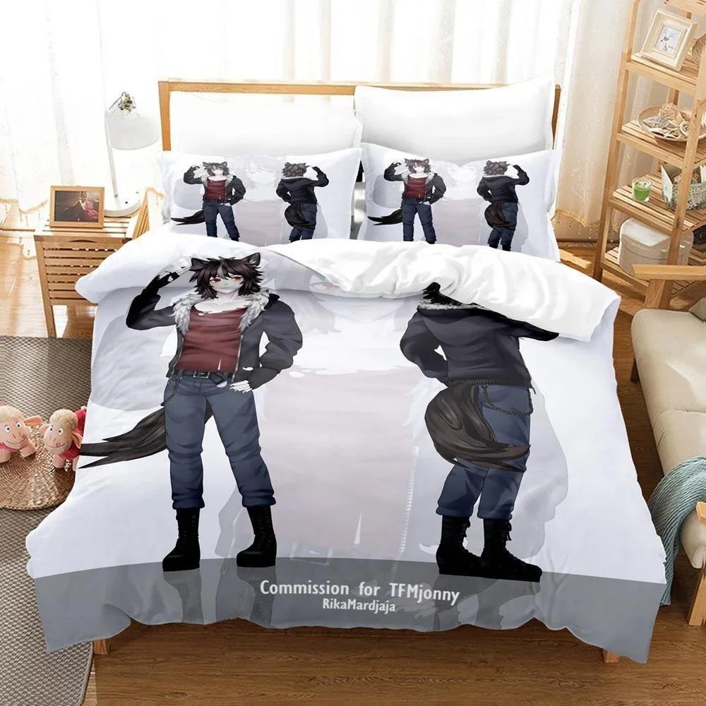 New 3D Printing Anime Musician Tfmjonny Bedding Set Single Twin Full Queen King Size Bed Set Adult Kid Bedroom Duvetcover Sets