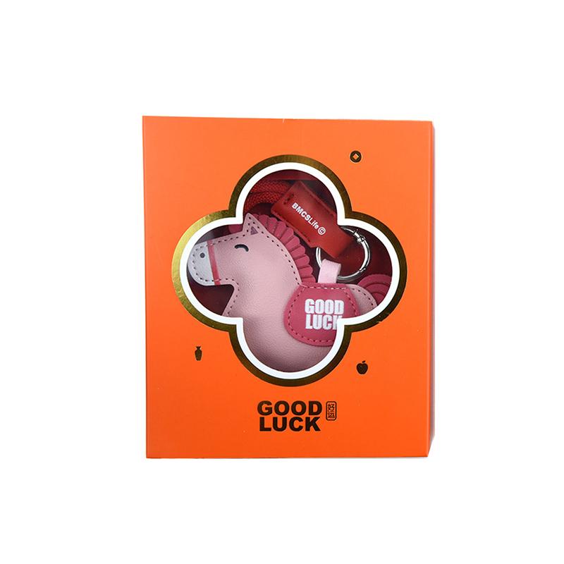 Horse Leather Keychain- Horse Bag Charm For Handbags, Car Keys, Purse, Backpack-Meaning: Will Soon Have Money