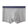 Men's Spring and Summer Stripe 5A Antibacterial No Trace Comfortable Breathable Flat Angle Briefs