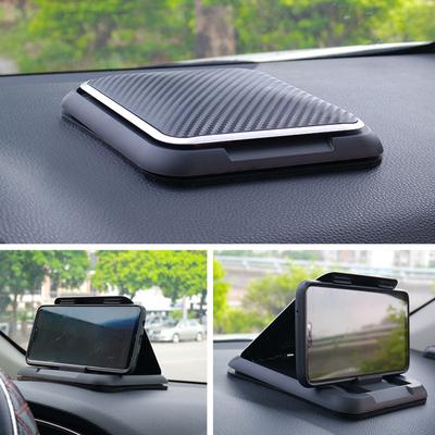 Universal Car Phone Holder Car Dashboard Anti-Slip Silicone Phone Holder Adjustable Smartphone Support