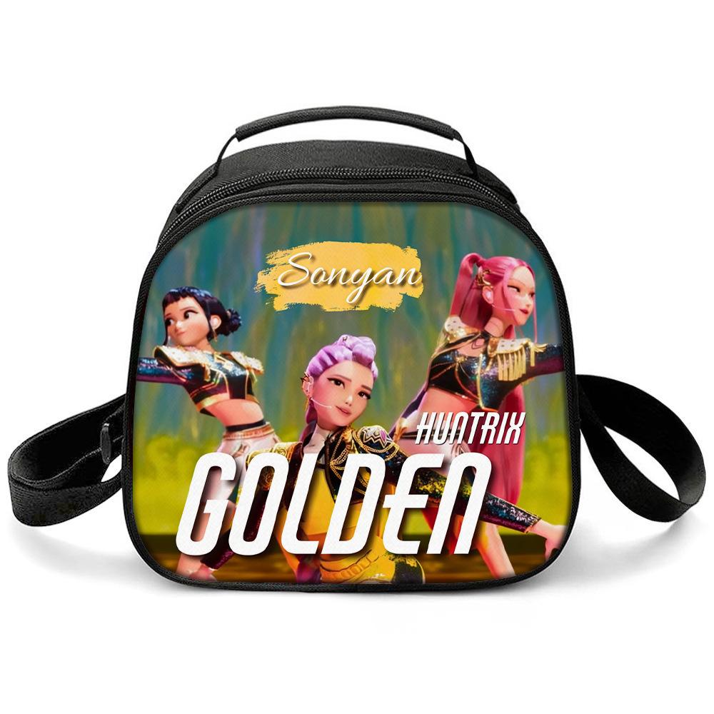 KPOP Witch Hunters Printed Cartoon Student Warm Lunch Bag Messenger Bag