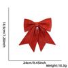 Pearl Stylish Cotton Glitter Bow Ornaments Ideal For Holiday Decor And Diy Projects Craft