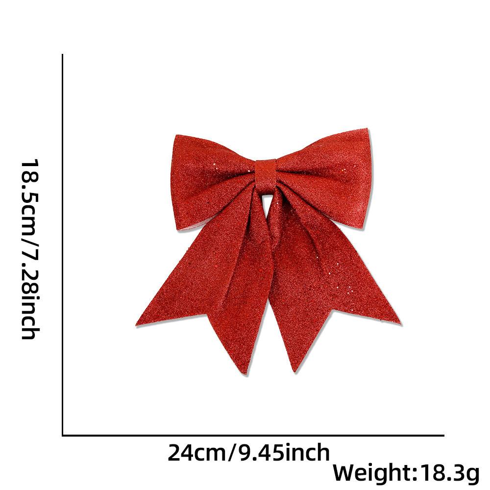 Pearl Stylish Cotton Glitter Bow Ornaments Ideal For Holiday Decor And Diy Projects Craft