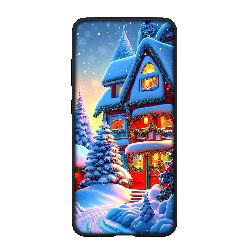 Case for iPhone 17 16 15 Plus Huawei P30 P20 Lite Redmi Note 14 12 11 13 Pro Max OPPO A60 A80 A40 A18 A38 Santa Claus Merry Christmas Tree Deer Cover