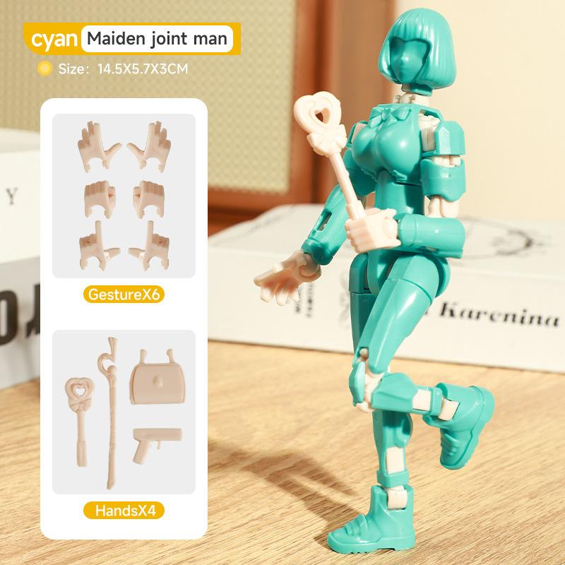 Кукла Волшебная Девочка Детские Игрушки 3D Шарнирная Подвижная Шарнирная Кукла-Манекен для Экшена Украшения Аниме Декоративные Игрушки для Девочек Детские Подарки