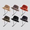 Outdoor Sun Protection Hat With Wide Brim Nylon Foldable For Men And Women
