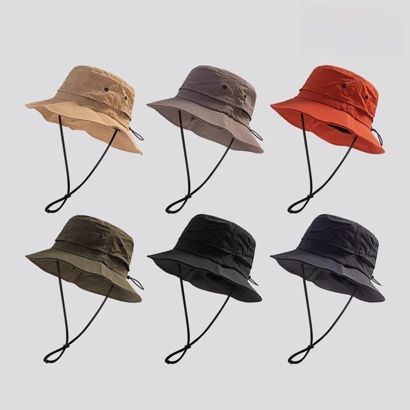 Outdoor Sun Protection Hat With Wide Brim Nylon Foldable For Men And Women