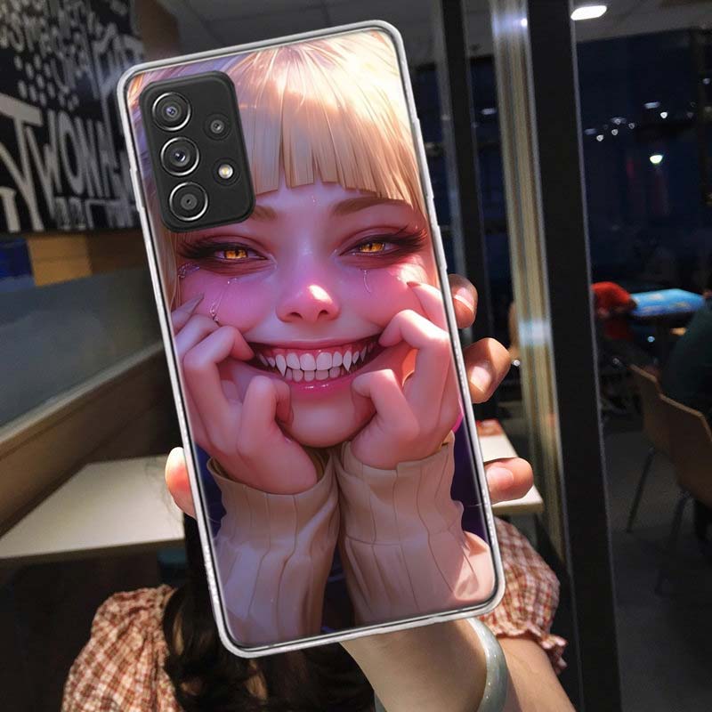 Himiko Toga Anime Phone Case for Samsung A54 A57 A37 A17 A14 A15 A12 A24 A34 A55 A35 A25 A52S A07 A05S A04S A22 A32 A72 Galaxy N