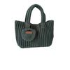 Fashion Solid Color Handwoven Bag Elegant Handmade Crochet Handbag Large Capacity Vintage Woven Bag Women Use