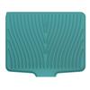 Silicone Non Slip Drying Mat with Drainage Lip for Kitchen Convenience
