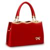 Borsa da Donna Nuova Moda Casual Borsa a Sella con Fiocco Colore Solido Cerniera Monospalla Borsa a Mano KTY
