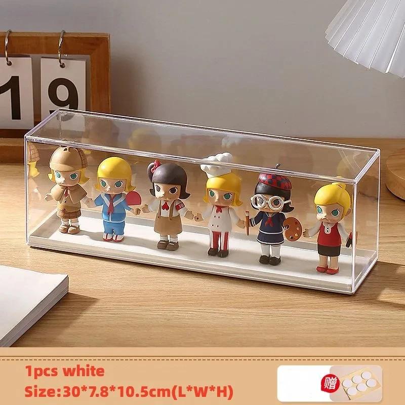 1PC Acrylic Action Figures Storage Box Bind Box Doll Display Rack Stacktable Large Transparent Doll Showing Cabinet