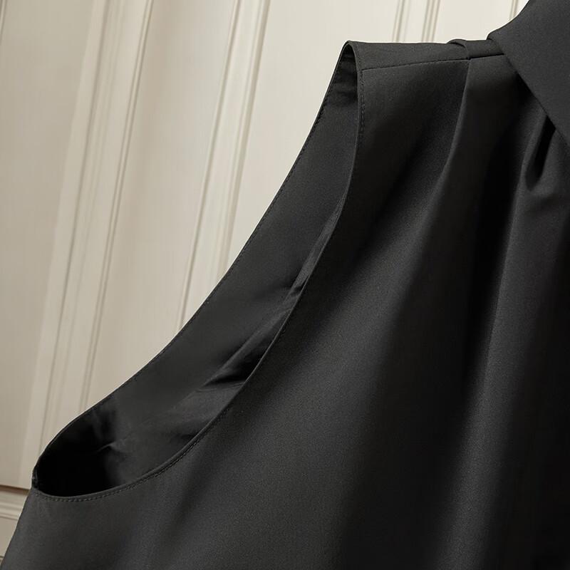 Women's Hooded Single-Breasted Solid Vest