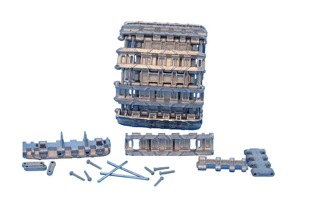 

Master Club World War II German Army Tiger 2 Track Late Model Metal Plastic Model Parts 1/35 Gg24/800/300 MTL-35097