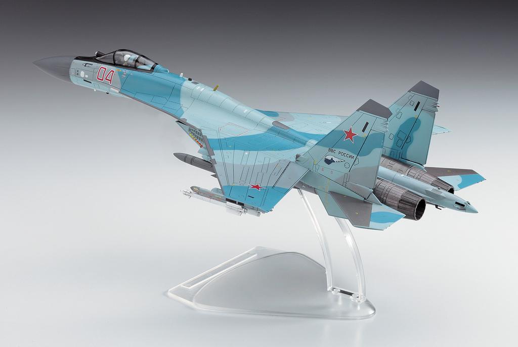 Hasegawa Russian Air Force Flanker Plastic Model Kit E44 1/72 Su-35S