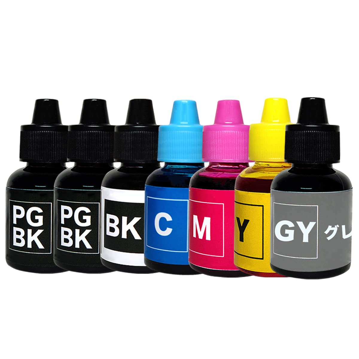 

Compatible Canon Ink Bottles for and PIXUS Printers and Set of 6 Colors Bottles of Pigment Bell 3-Year Warranty BCI-380/381, BCI-330/331,