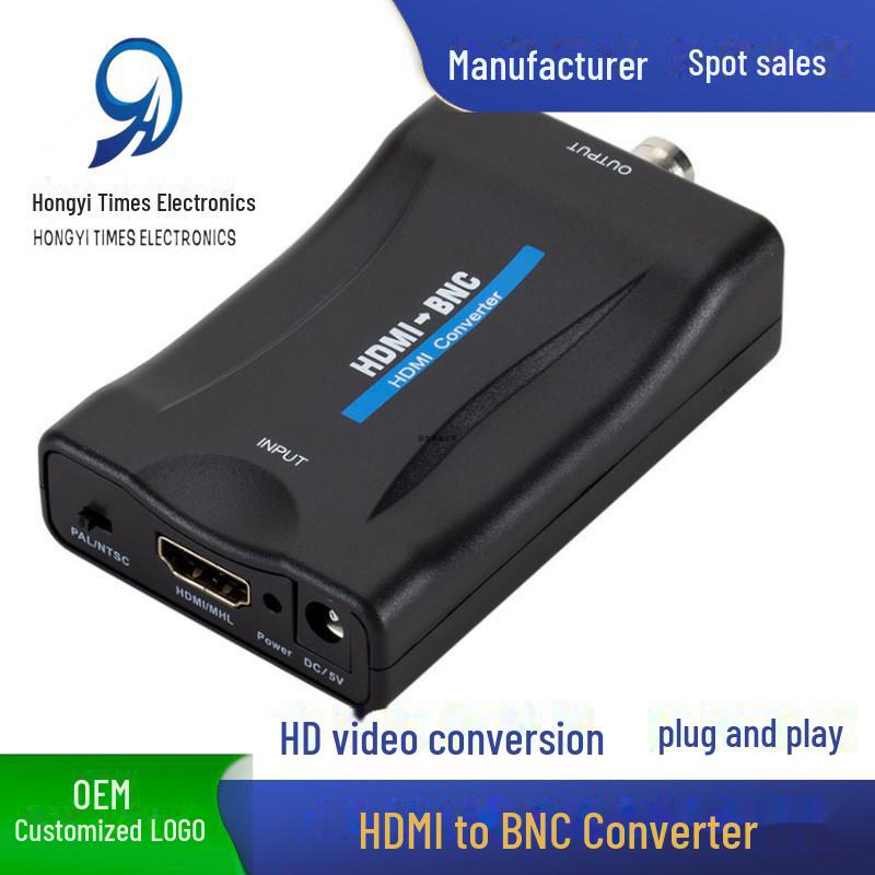 

HDMI-BNC (В9) Блок преобразования видеосигнала: Адаптер HDMI-Composite Video для инженерии USB cable чёрный