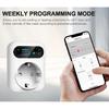 WiFi Tuya Socket Thermostat Plug 220V Digital Temperature Controller Remote Timer Switch Cooling Heating Outlet Alexa Google