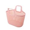 Portable Drainable Shower Basket Multifunctional Large Capacity Washing Basket Hollow Out Storage Basket