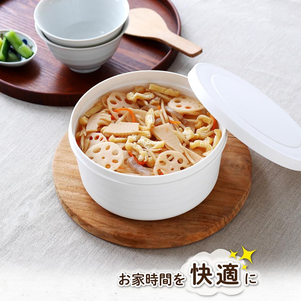 Astro Rice cup Microwave Rice Cooker in Refrigerated Dishwasher Rice Microwave Rice Freshly Cooked Rice Every For Single 1 Cooker, White, 1-2