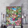 Peinture au Diamant Mickey Minnie Date de Jardin Thème Peinture Artistique Strass Mosaïque 5D Fait Main DIY Point de Croix Cadeau Décoration de Maison