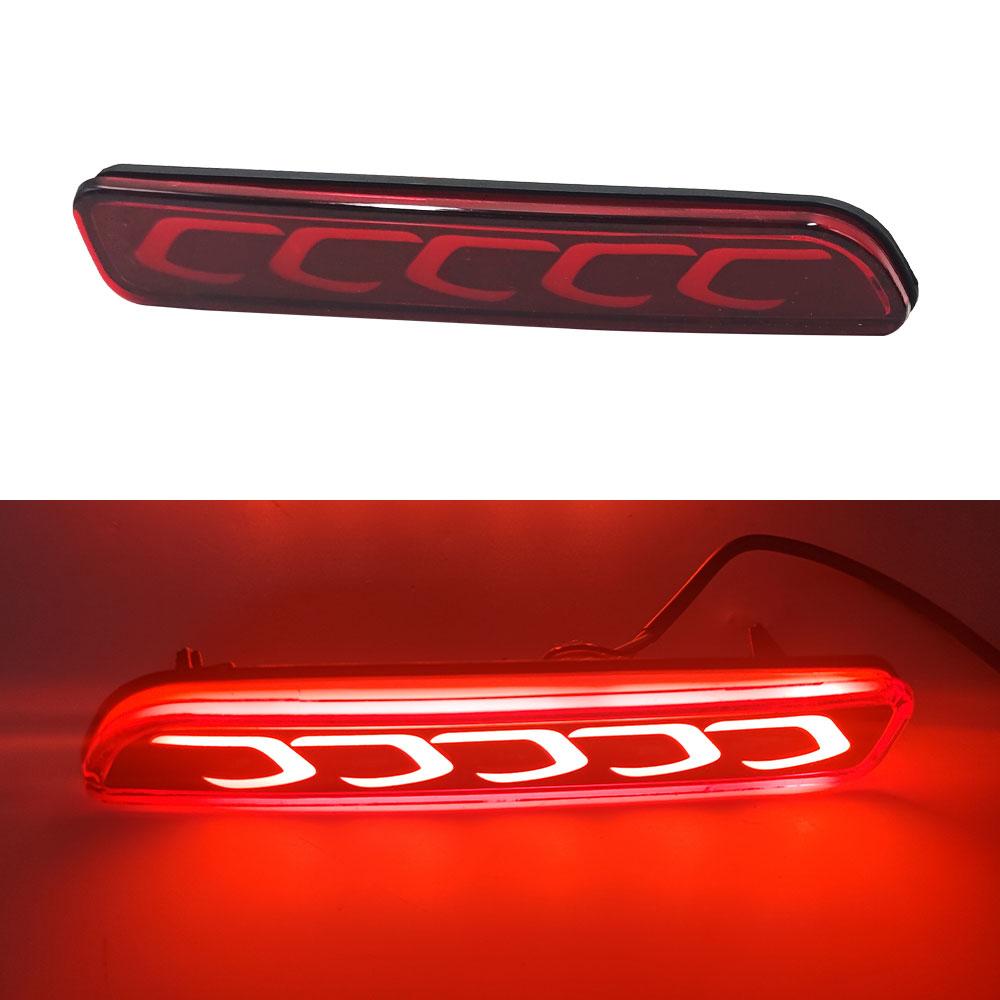 Car Flashing 2PCS For Suzuki Ertiga Ciaz Vitara S-Cross SX4 Splash Car Led Brake Lights Rear Bumper Lamp Reflector Tail Lamp