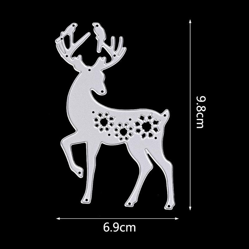 Deer Cutting Dies Stencils DIY Scrapbook Album Embossing Paper Card Craft Decor