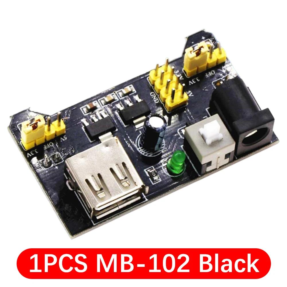 

MB-102 3.3V/5V Модуль живлення для макетної плати Комплект 400 830 точок PCB Макетна плата Тестування Розробка Лінія Dupont MB102 Прототипна макетна плата