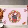 Weihnachts-Platzsets Baum-Muster Tischsets Hitzebeständige Leinen-Platzsets für Esszimmer- und Küchendekor für Festtagsmahlzeiten, Zusammenkünfte, Partytisch