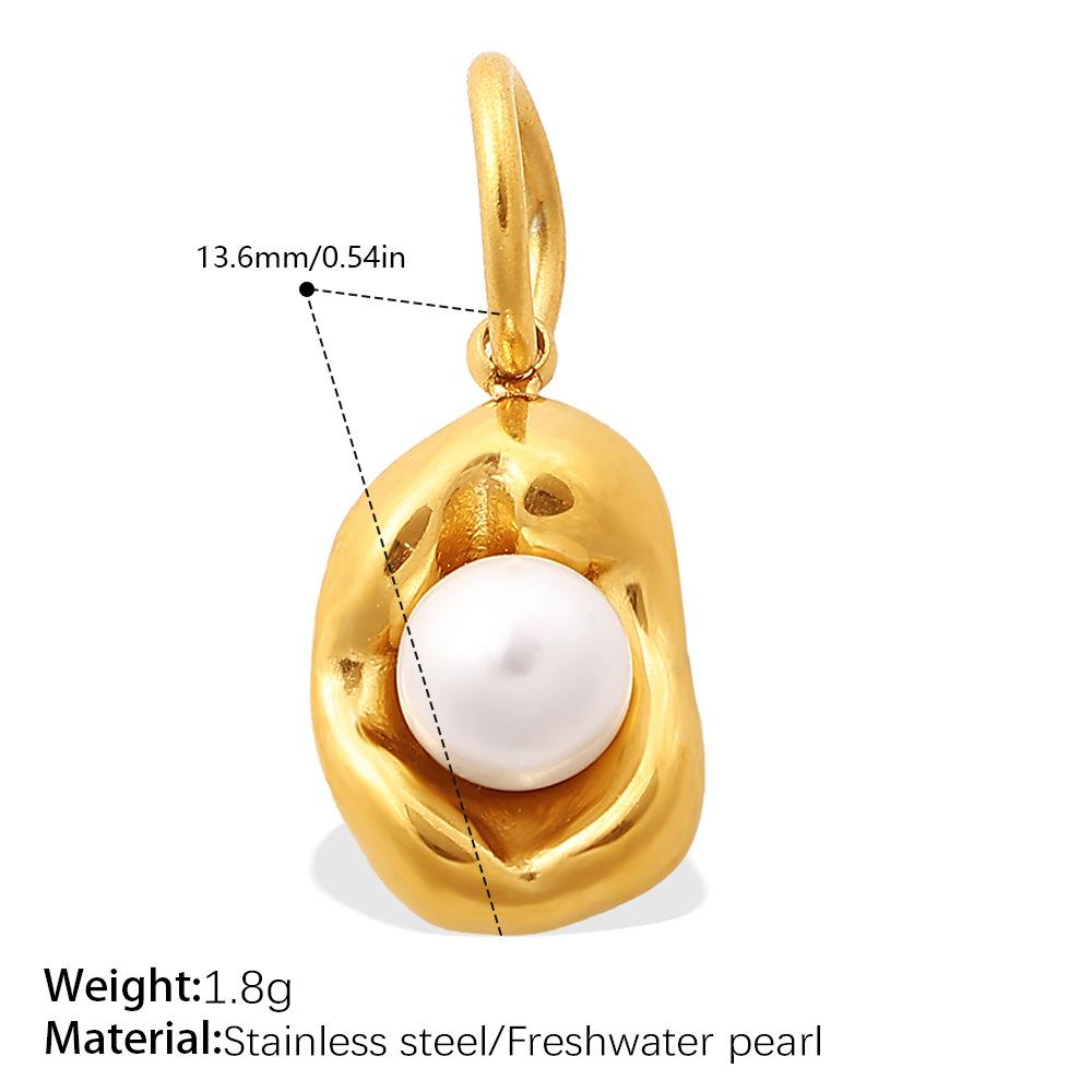 2026 European and American Cross-border Fashion and Diverse DIY Pendant, 18K Gold-plated Freshwater Pearl Pendant Collection