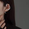 1/2 Stück Unisex-Ohrclip in Schlangenform, polierte Legierung, Retro-Hip-Hop-Stil, amerikanischer Stil, Straße, 3D-geschnitzte Schuppen, Ohrringe, Club-Party-Ohrschmuck