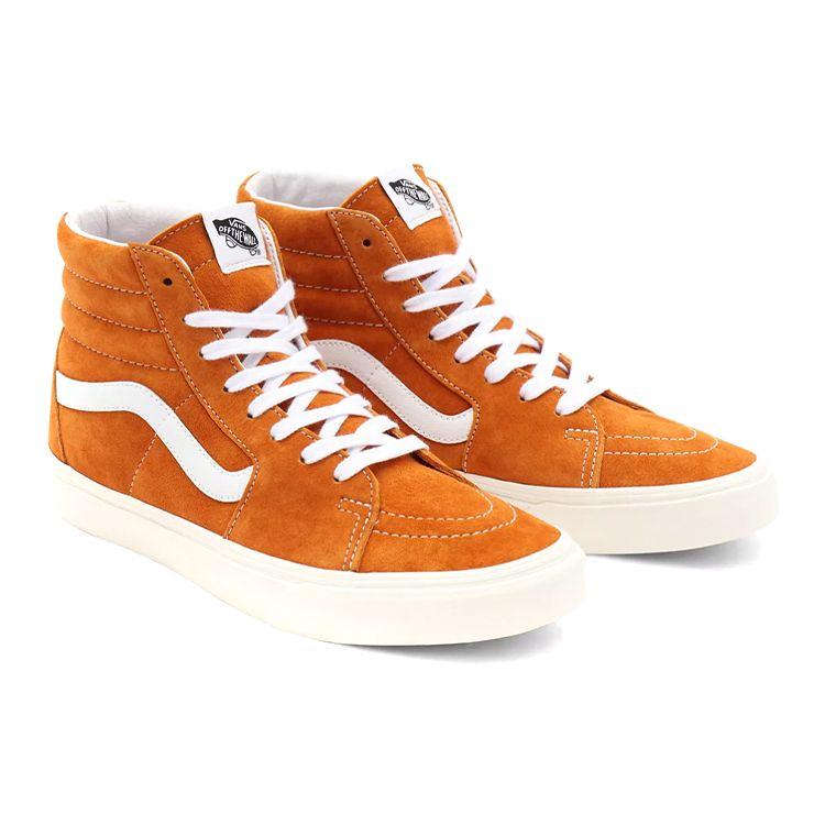 Vans Pig Suede Sk8-Hi High-Top Skate Shoes Unisex Sneakers Tan VN0A32QG9FZ
