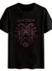 Black Spiritbox Graphic T-shirt - "Spiritbox" Logo with Skull & Star Design