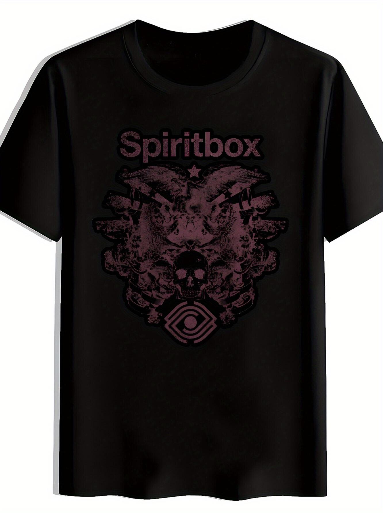 Black Spiritbox Graphic T-shirt - Spiritbox Logo with Skull & Star Design XL