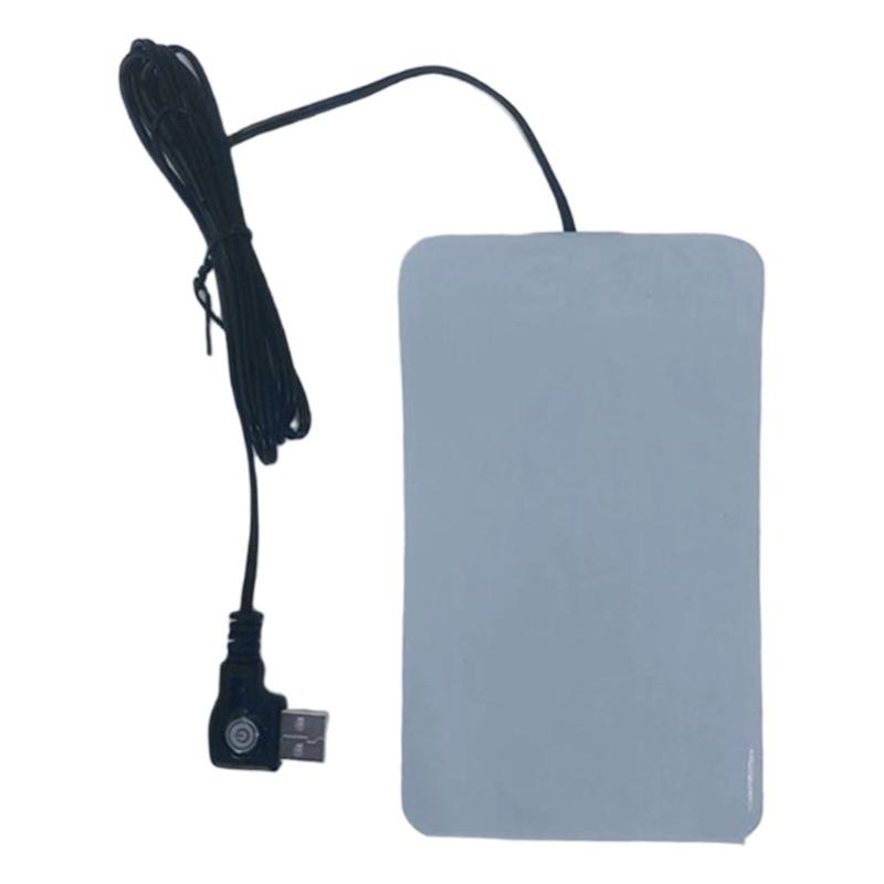 

Heating Mat Electric Heating Film Heater Pad Pet Heating Pad with 3 Heat Levels USB 5V Heating Pad for Students 1
