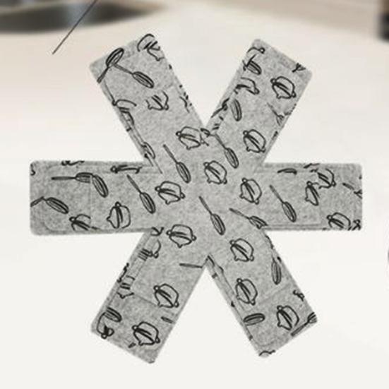 3Pcs Umweltfreundliche Nicht Isolierte Woven Anti-Slip Wärme Pan Küche Topf Matte Halter