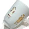 24to3 Nishitomi Ceramics Arita Ware Standing Cat Made in 477338 Teacup, Approx. 190ml, Design, Red, Japan,