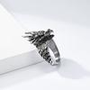 Men's Dragon Head Ring, 3 Colors Vintage Gothic Style Titanium Steel Ring, Punk Biker Jewelry, Dragon Totem Finger Ring for Men,