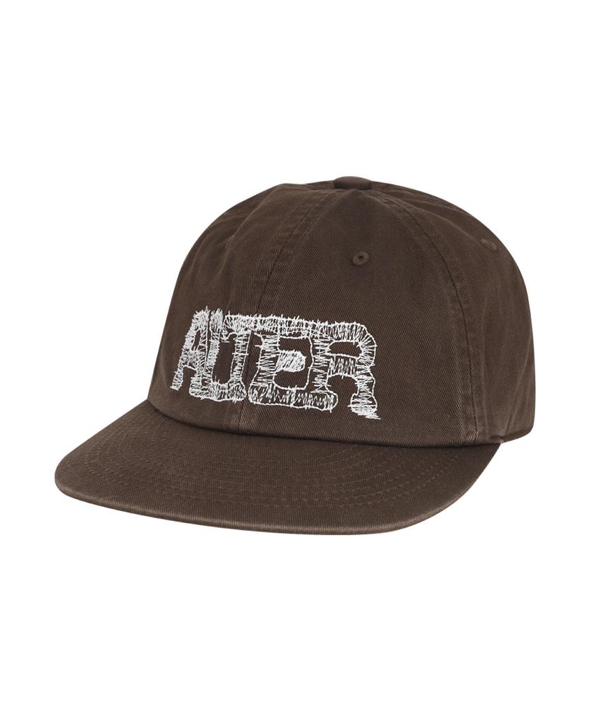 ALTER STUDIO Washed Zigzag Logo Cap_Brown