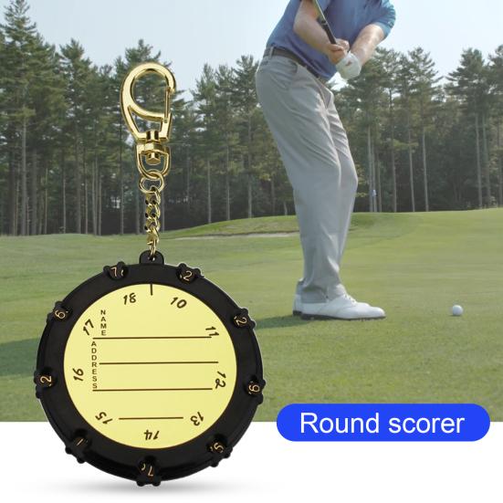 Golf Score Counter 9 Shot Smooth Surface Round 18 Hole Golf Scoreboard