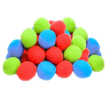 Water Bombs Set Splash Balls, Pack of 30/50 Reusable Water Balloons Bombs, Sponge Balls, Plush Balls, Water, Toy for Teenagers and Adults, Reusable