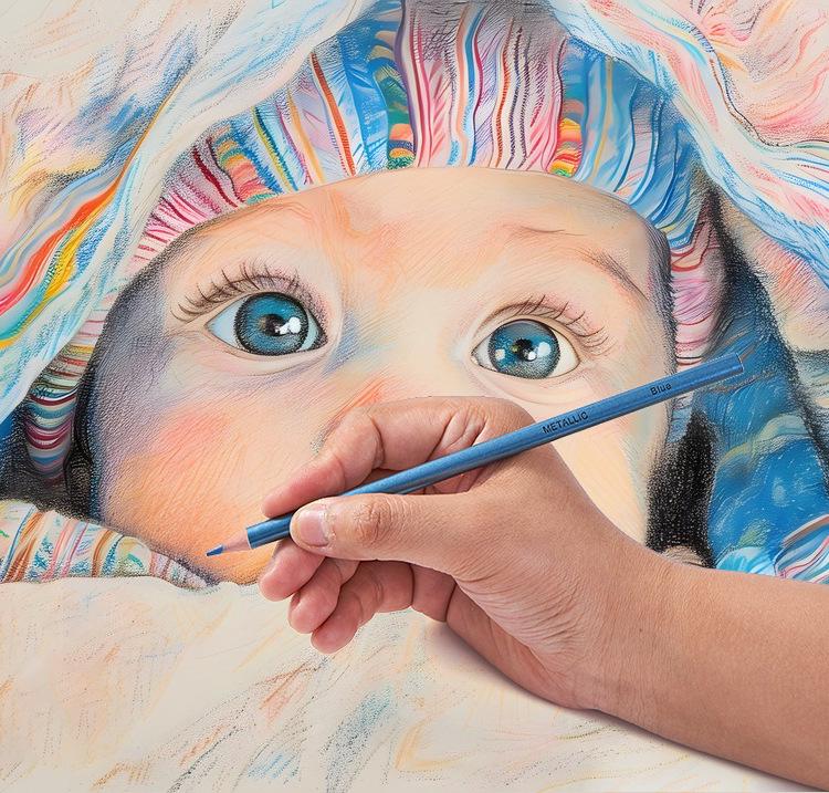 79-Piece Cross-Border Colored Pencil and Sketching Set with Storage Bag