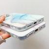 Electroplating Fine Hole Marble Pattern Suitable for IPhone16promax Mobile Phone Case IMD Apple 15 Anti Fall Protection Case