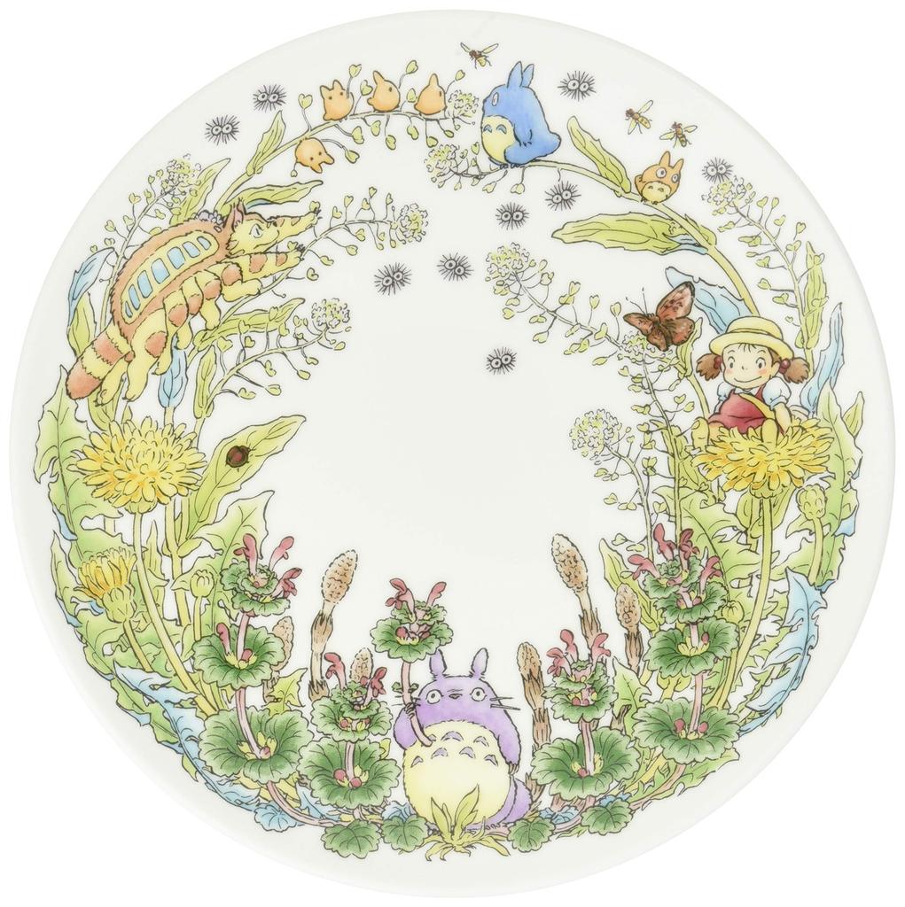 Noritake 23cm Bone China My Neighbor Dandelion 1 Plate, Totoro Edition, Microwave-Safe, Plate, T50116A/4660-2