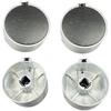 Gas Stove Ignition Button Knobs 8mm Two Pack Replacement for Natural Gas and Liquefied Gas Stoves Reliable Stove Ignition Parts