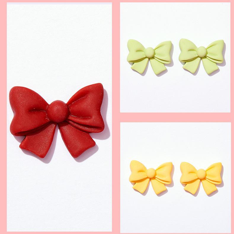 Butterfly Bow Tie Resin Accessories: DIY Jewelry, Hair Accessories, Phone Case & Cup Stickers Set.
