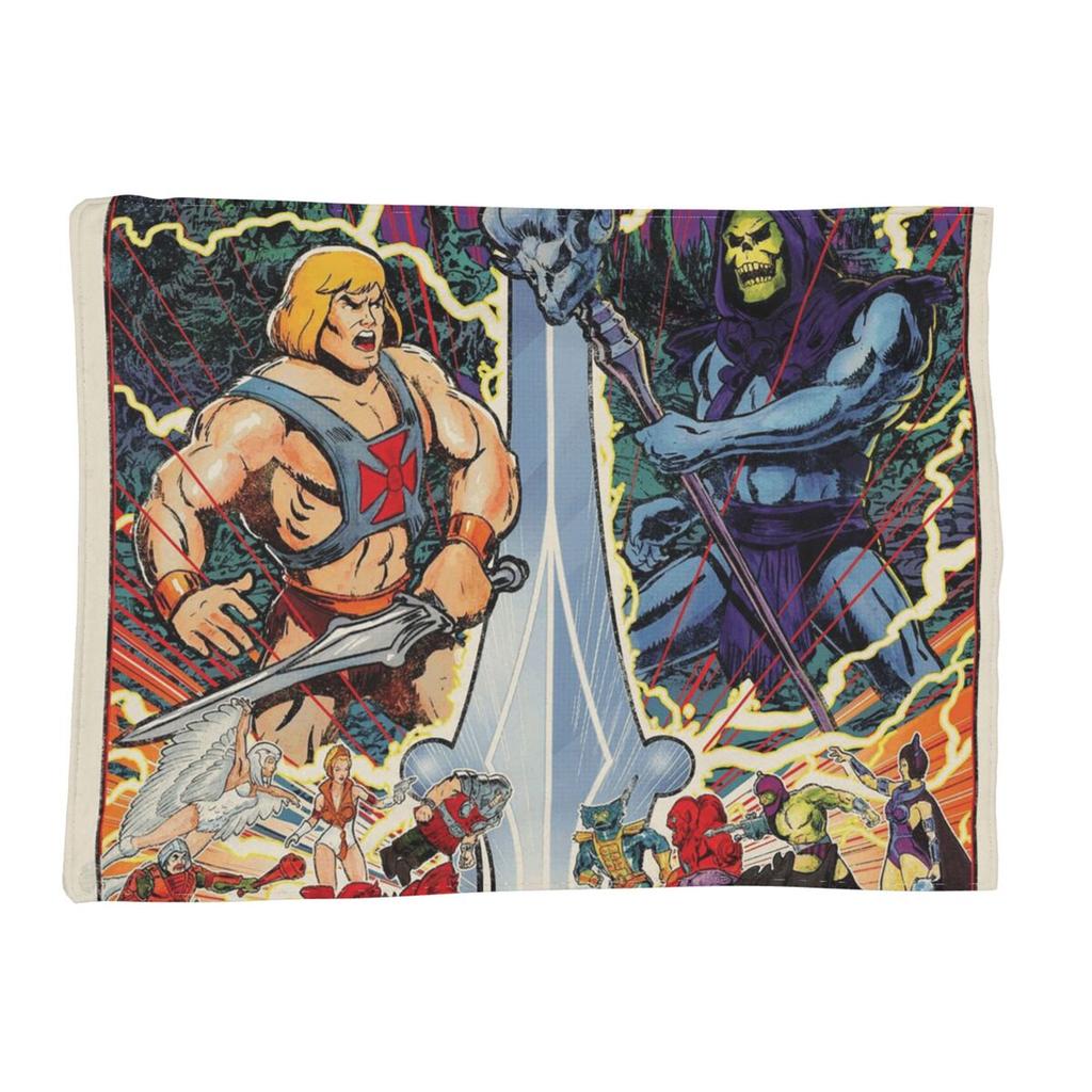 Eternia He-Man And The Masters Of The Universe Blanket Soft Warm Flannel Throw Blanket Plush for Bed Living Room Picnic Travel